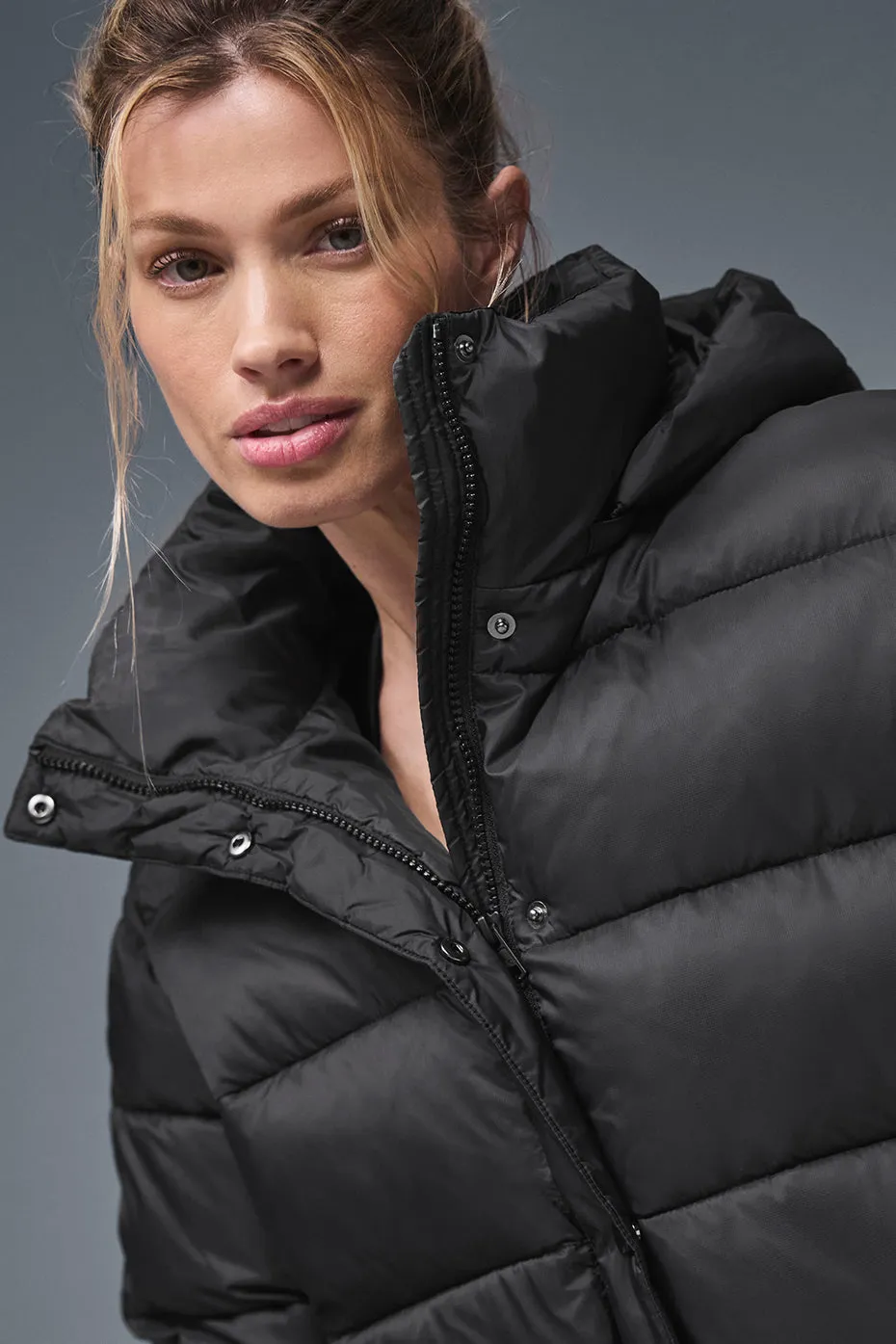 Aspen Love Puffer Jacket - Black