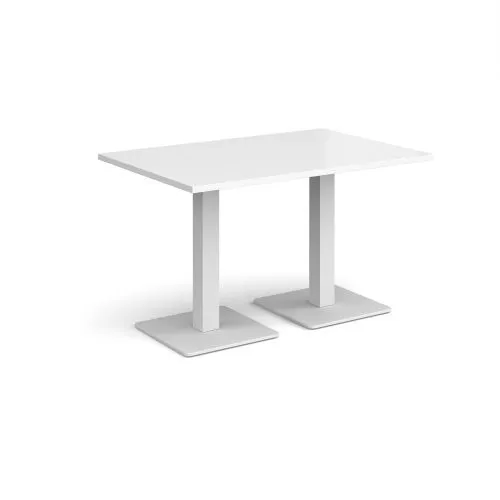 Brescia rectangular dining table with square bases