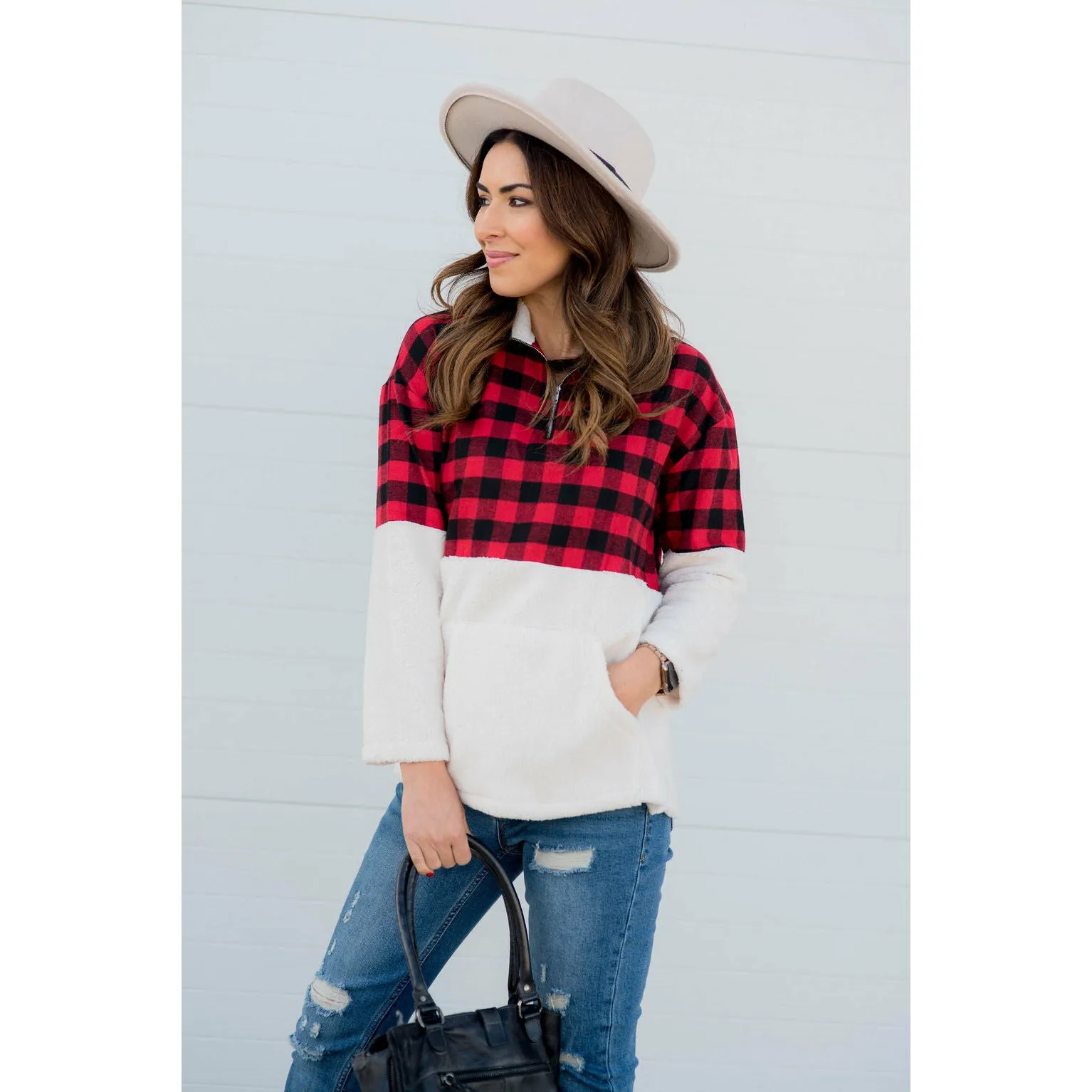 Buffalo Plaid Pullover