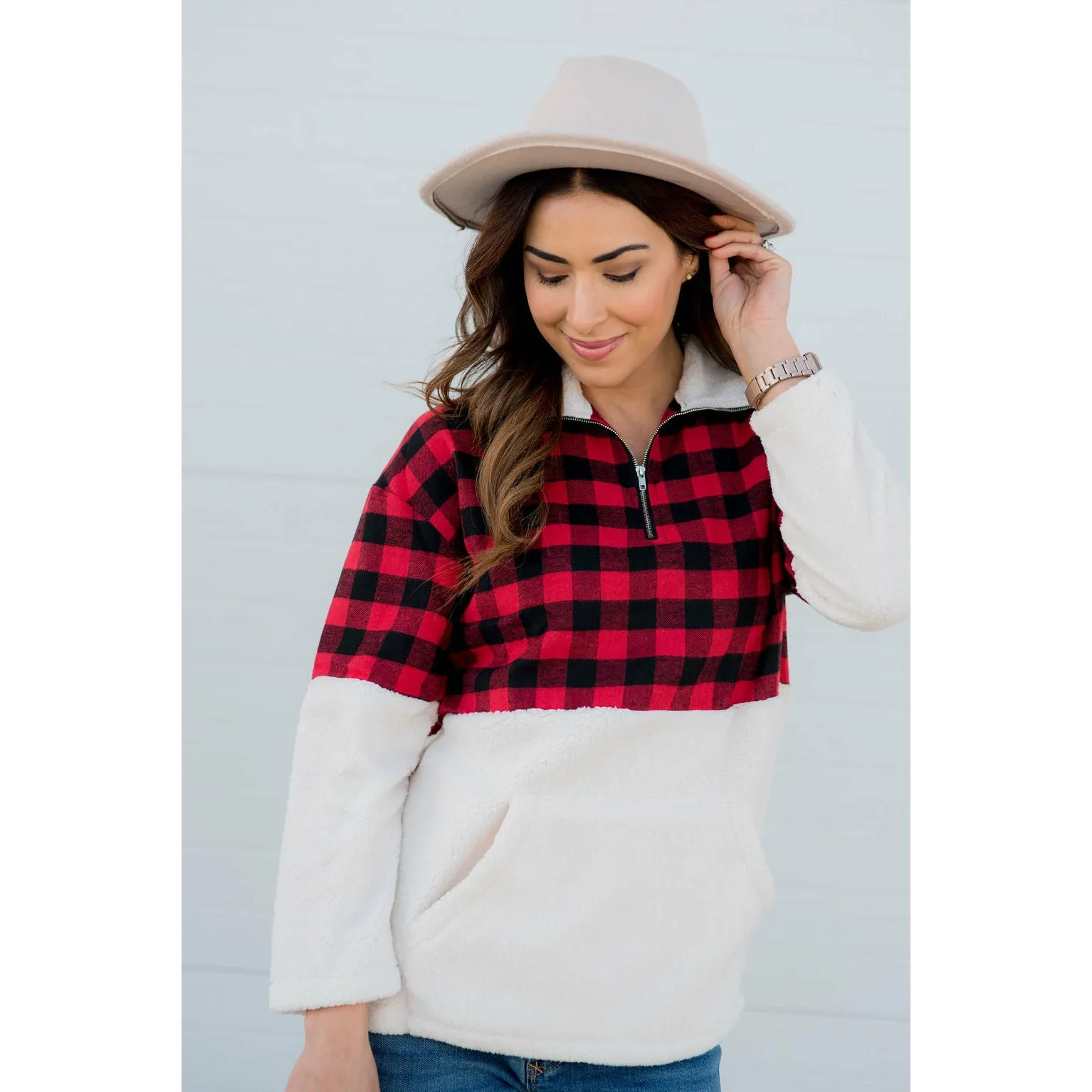 Buffalo Plaid Pullover