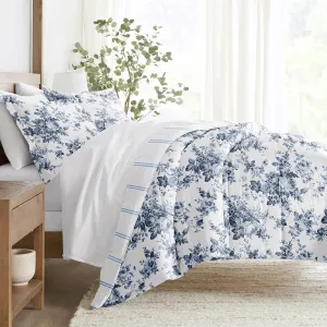 Cabbage Rose Reversible Down-Alternative Comforter Set - 12 Days of Deals