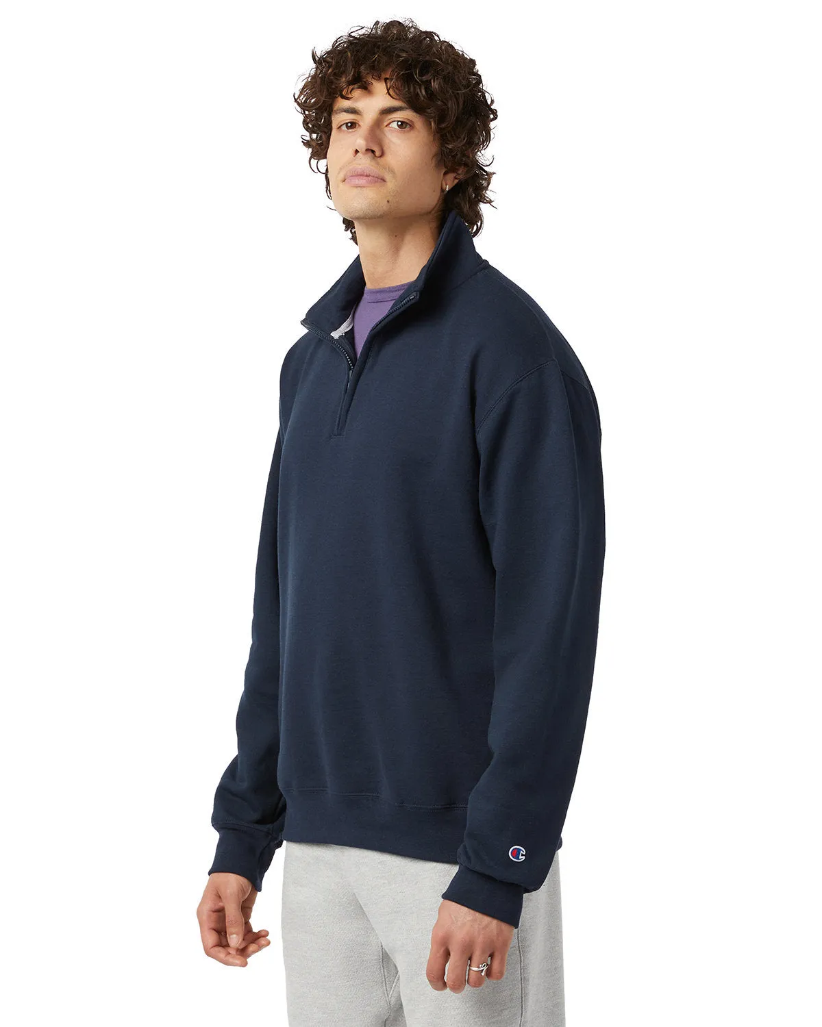 Champion Men's Powerblend® Quarter-Zip Pullover