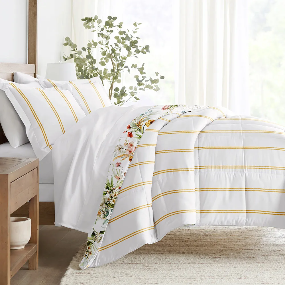 Chintz Floral Reversible Down-Alternative Comforter Set - 12 Days of Deals