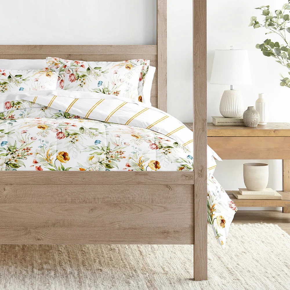 Chintz Floral Reversible Down-Alternative Comforter Set - 12 Days of Deals