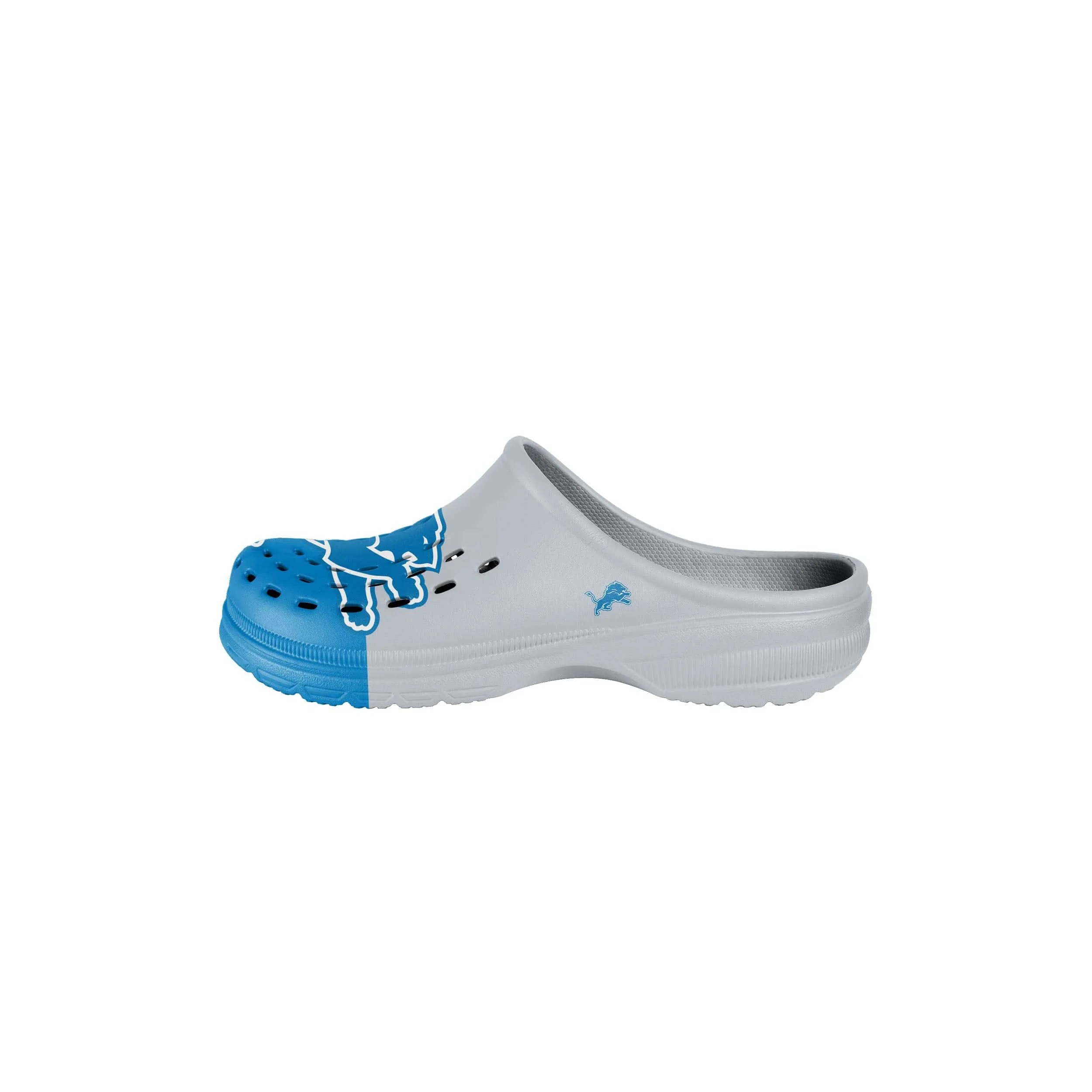 Detroit Lions NFL Youth Colorblock Big Logo Clog