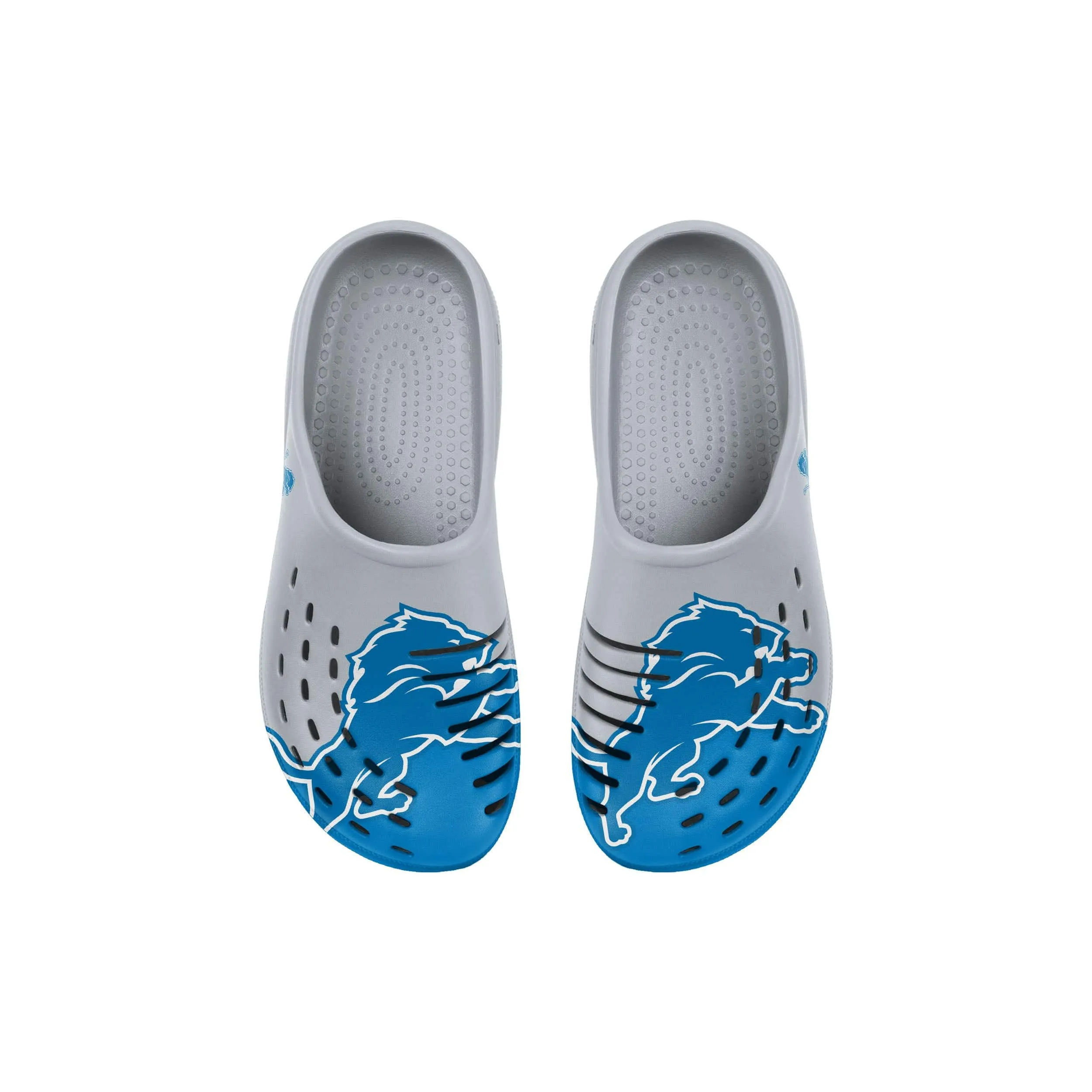 Detroit Lions NFL Youth Colorblock Big Logo Clog