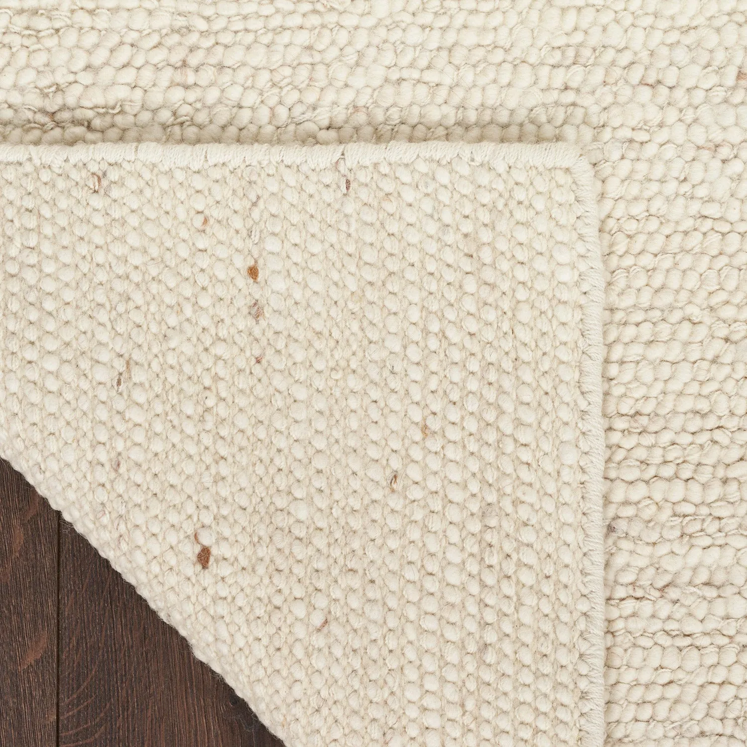 Distressed Essentials Solid Rug - Ivory