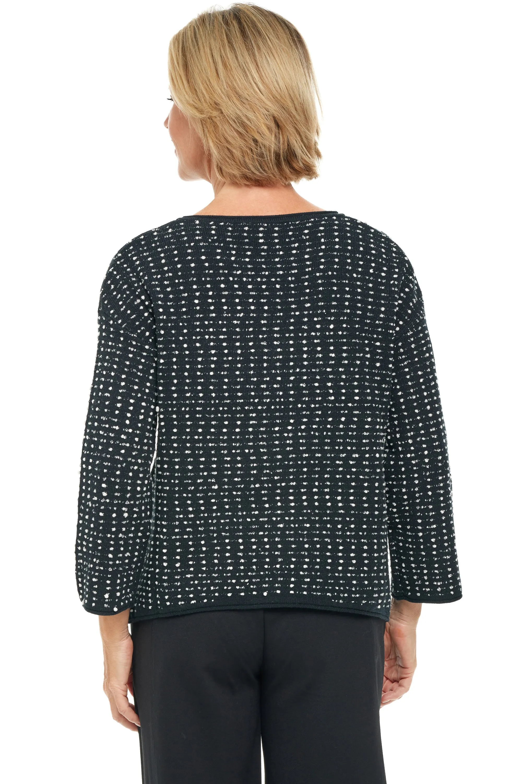 Dot Dash Swing Sweater