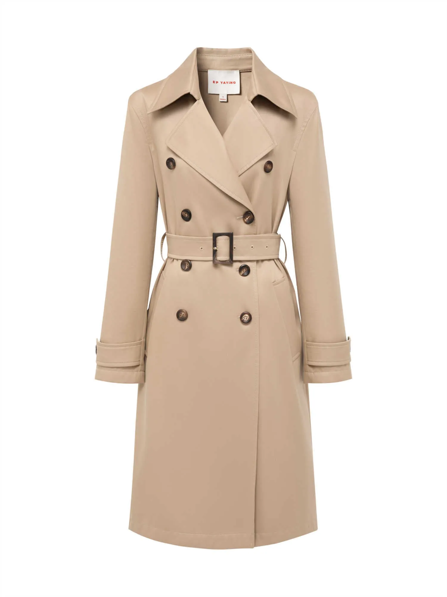 EP YAYING Mid-length Trench Coat EGJPS7301AE