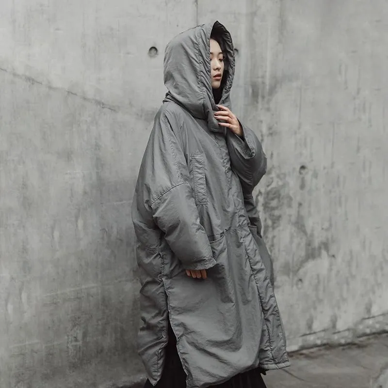 Extreme Oversized Grey Puffer Coat | Millennials