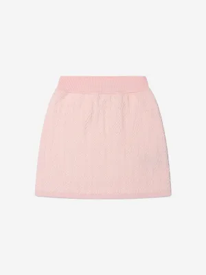 Fendi Girls Cotton FF Logo Skirt