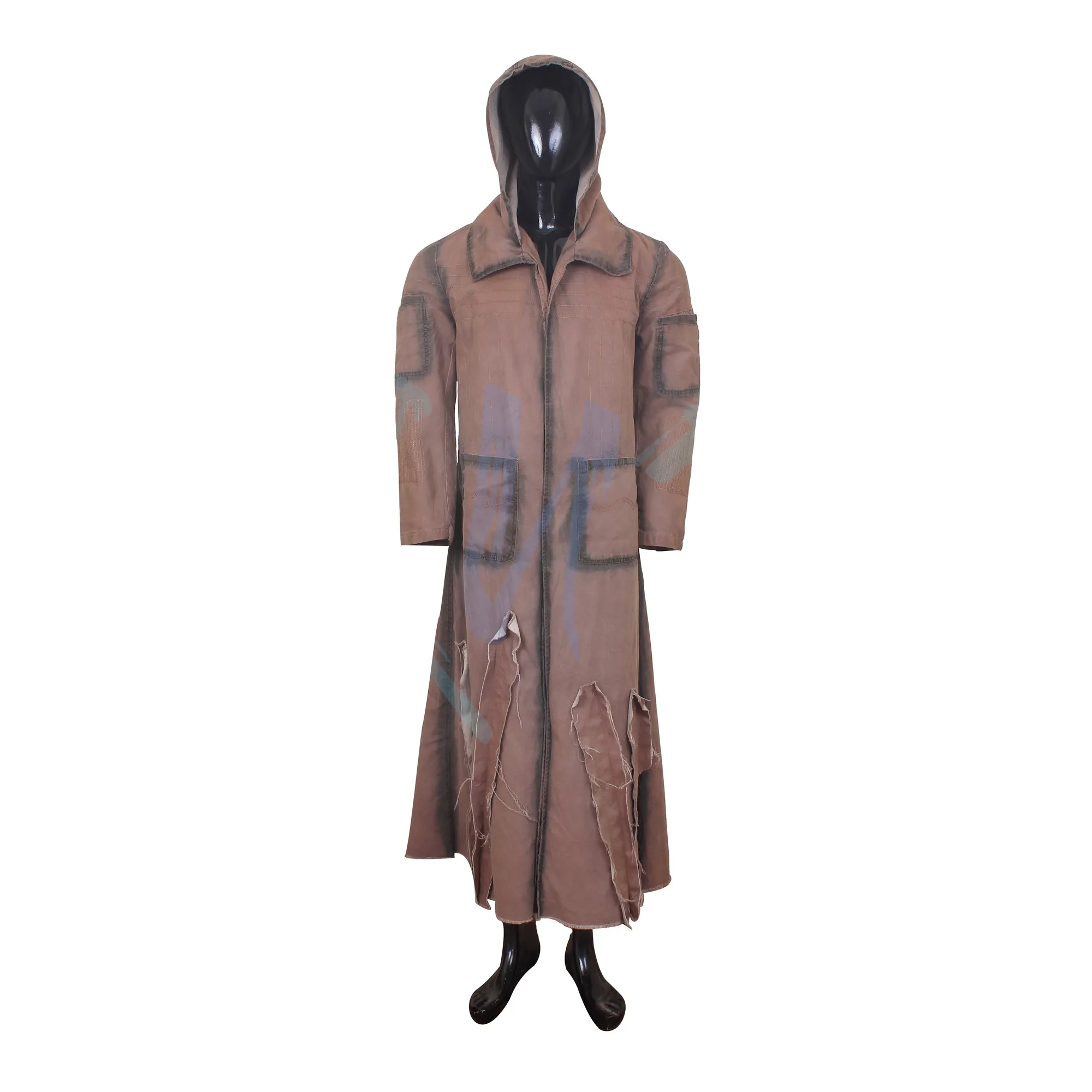 FO Inspired Trench coat - Ghoul Cosplay Outwear - Post Apocalyptic costume