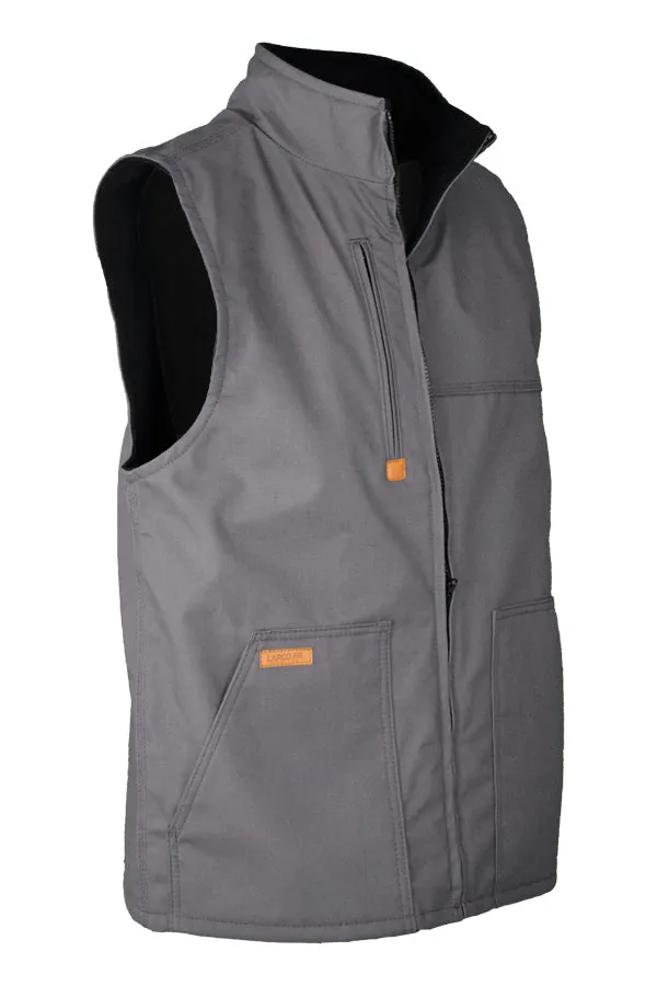 FR Fleece Lined Vest with Windshield Technology | Gray