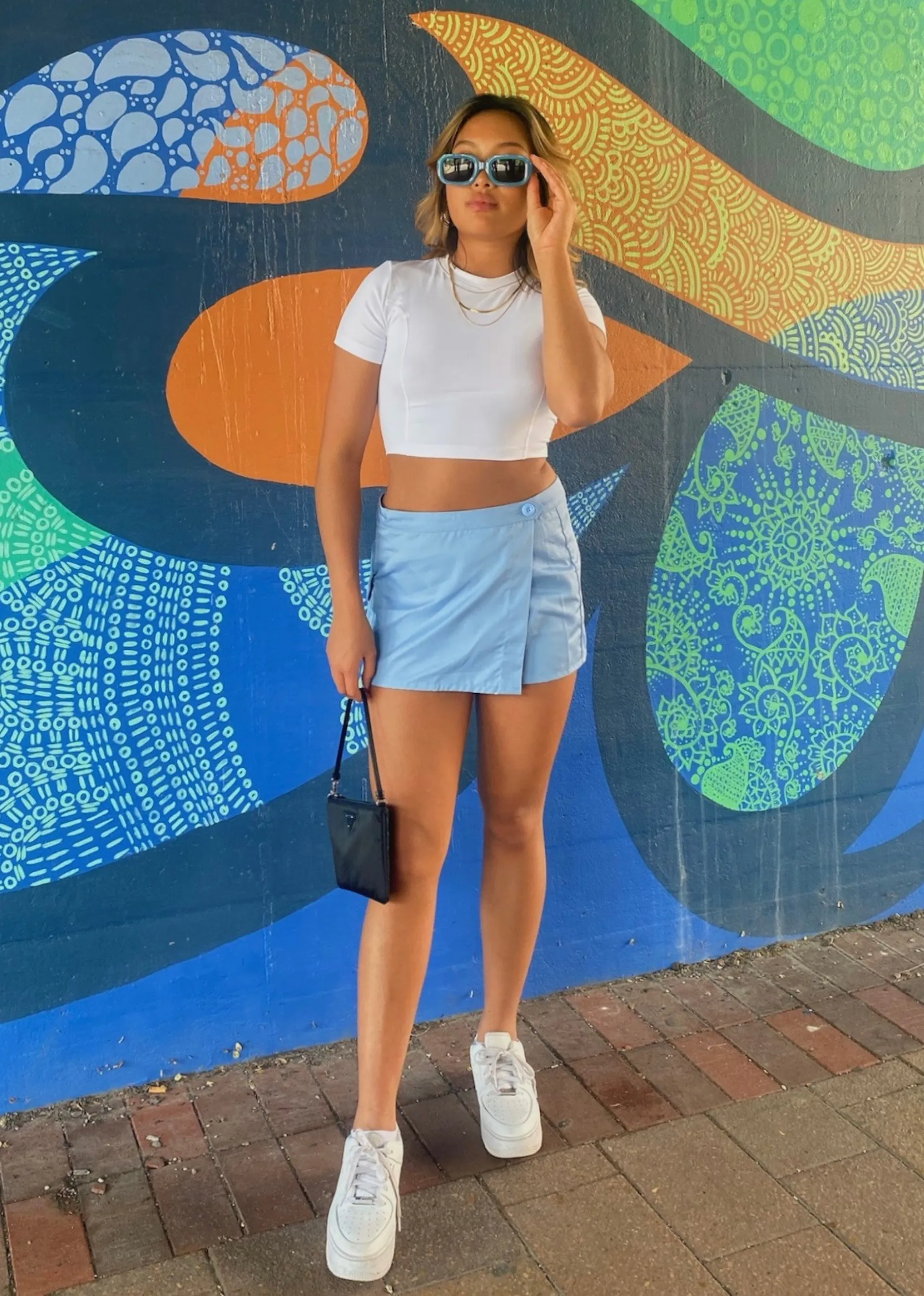 Hear Me Calling Skirt ★ Powder Blue