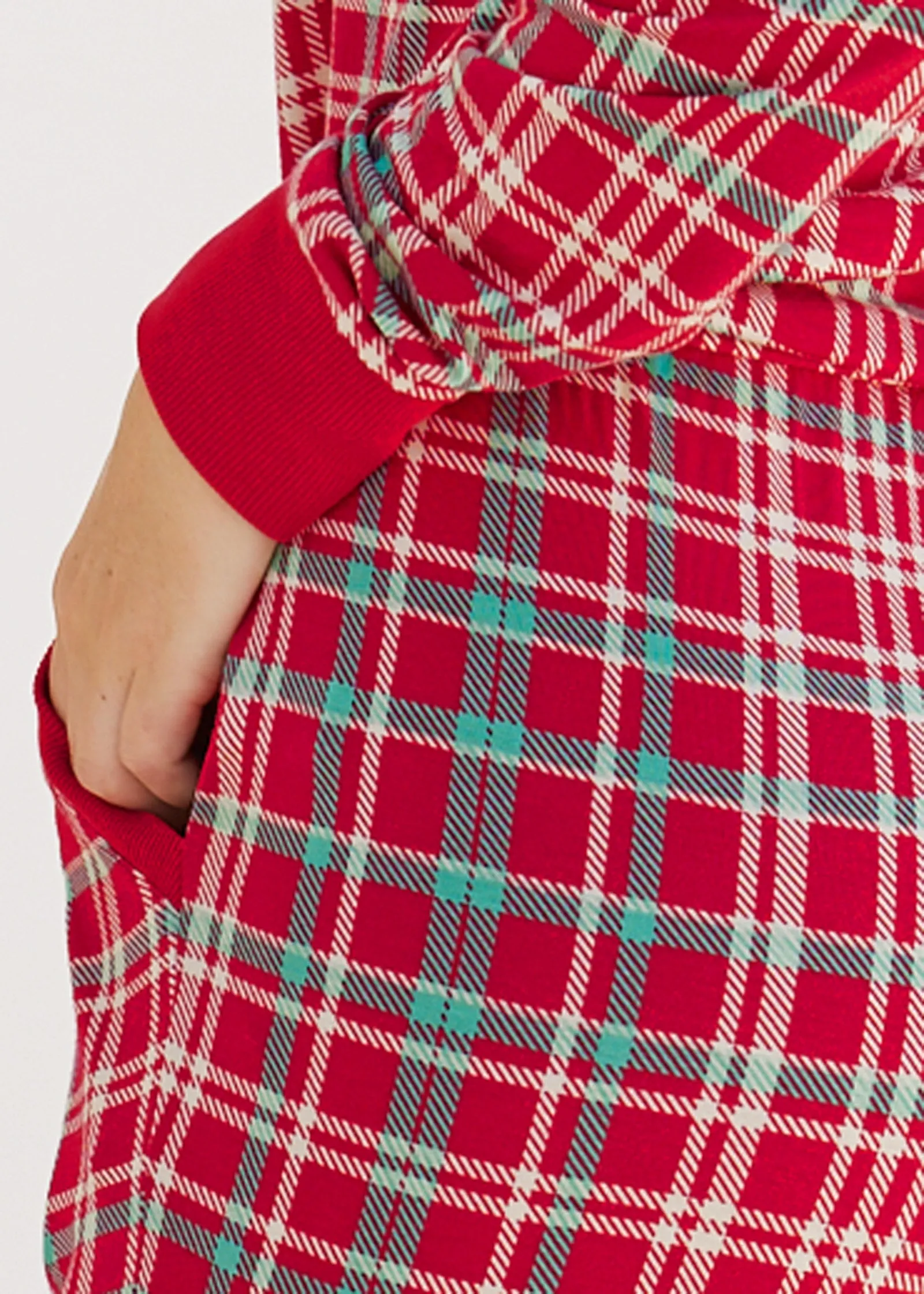 Henley PJ Onesie - Festive Flannel