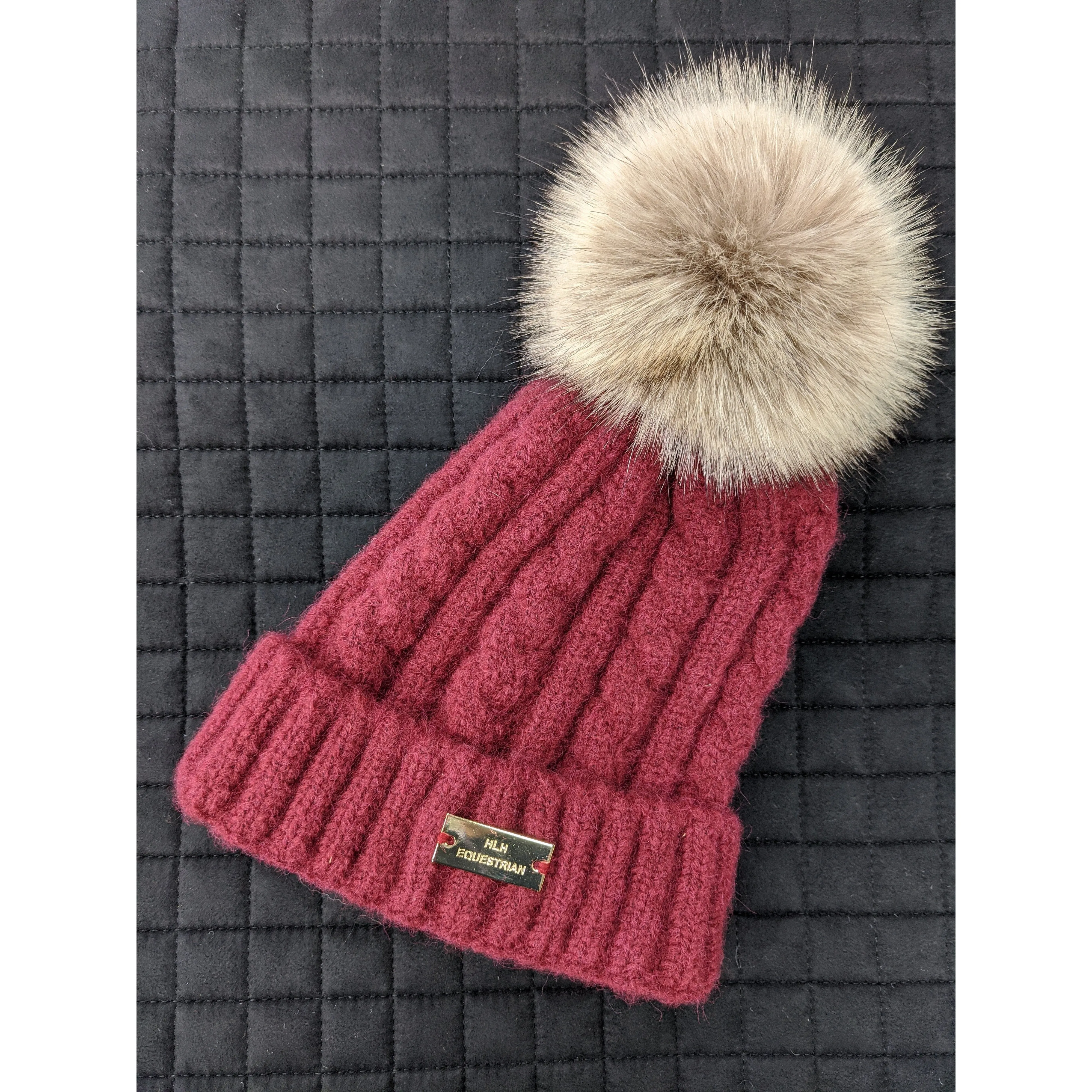 HLH Equestrian Apparel Luxe Wool Winter Beanie