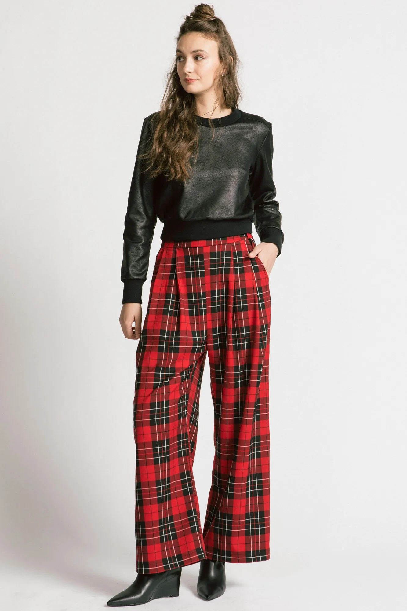 Katherine Pants Plaid