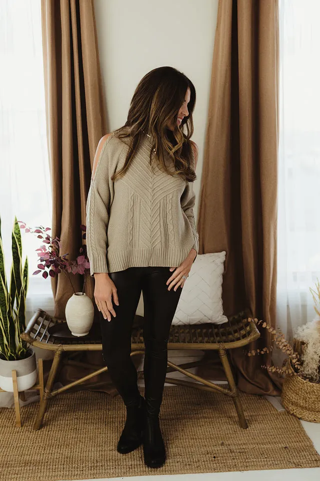 Knit Cold Shoulder