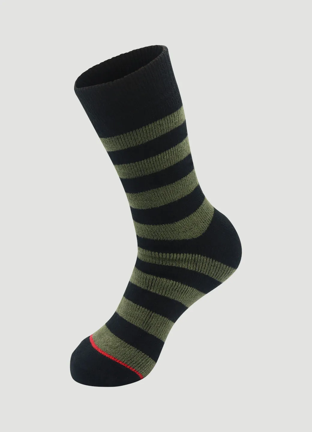 Men's Striped Ultimate Thermal Crew Socks