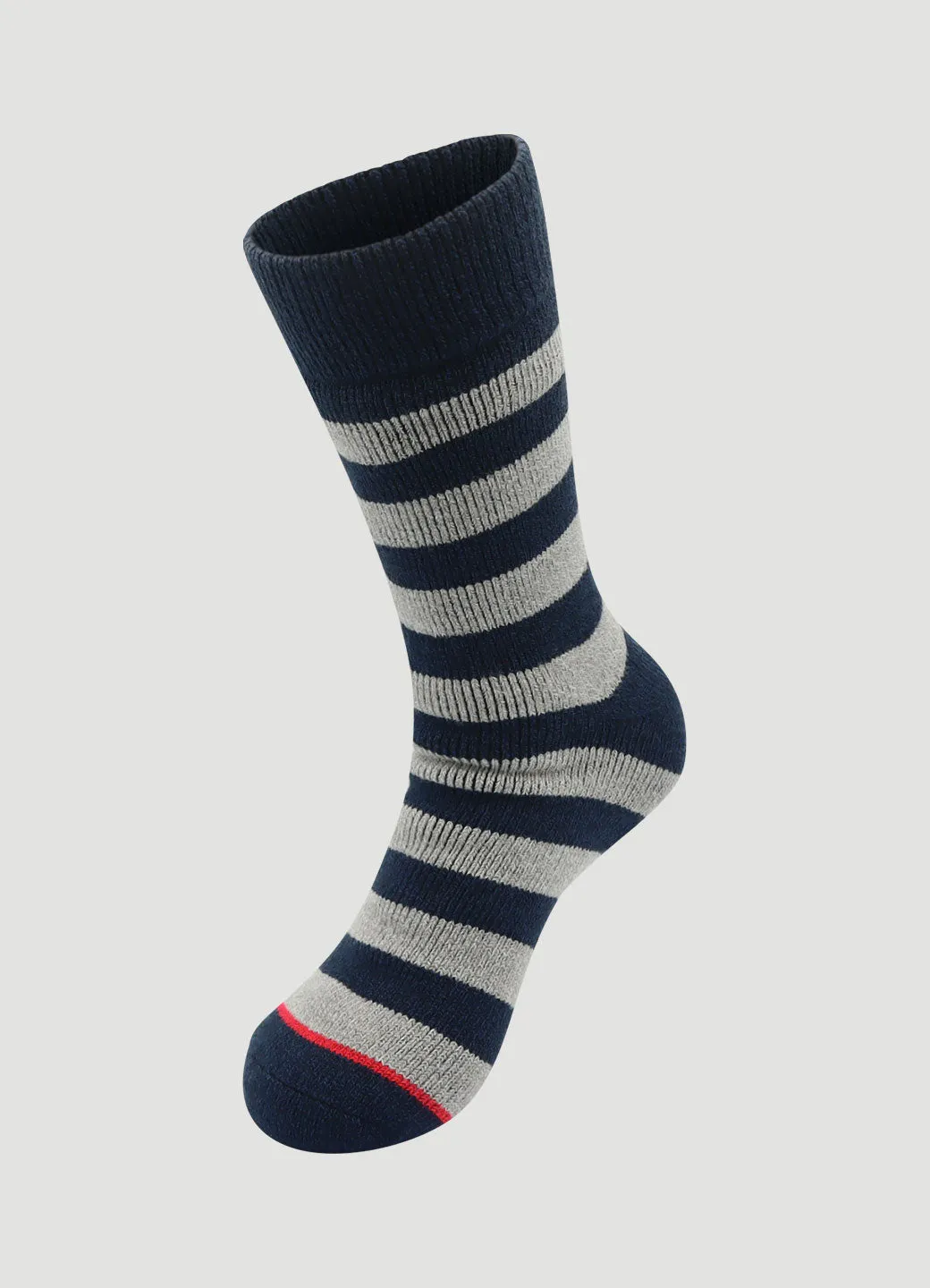 Men's Striped Ultimate Thermal Crew Socks