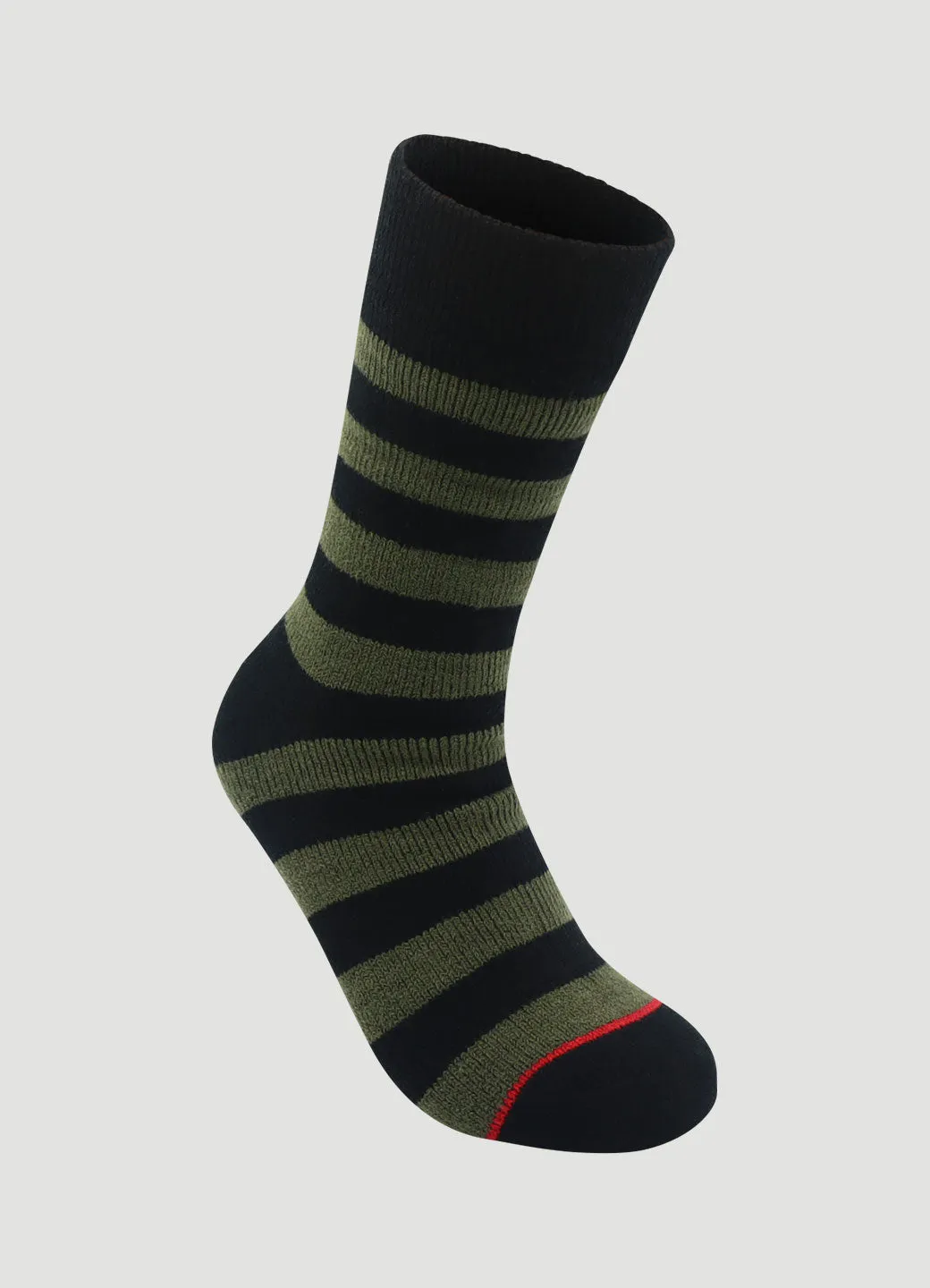 Men's Striped Ultimate Thermal Crew Socks