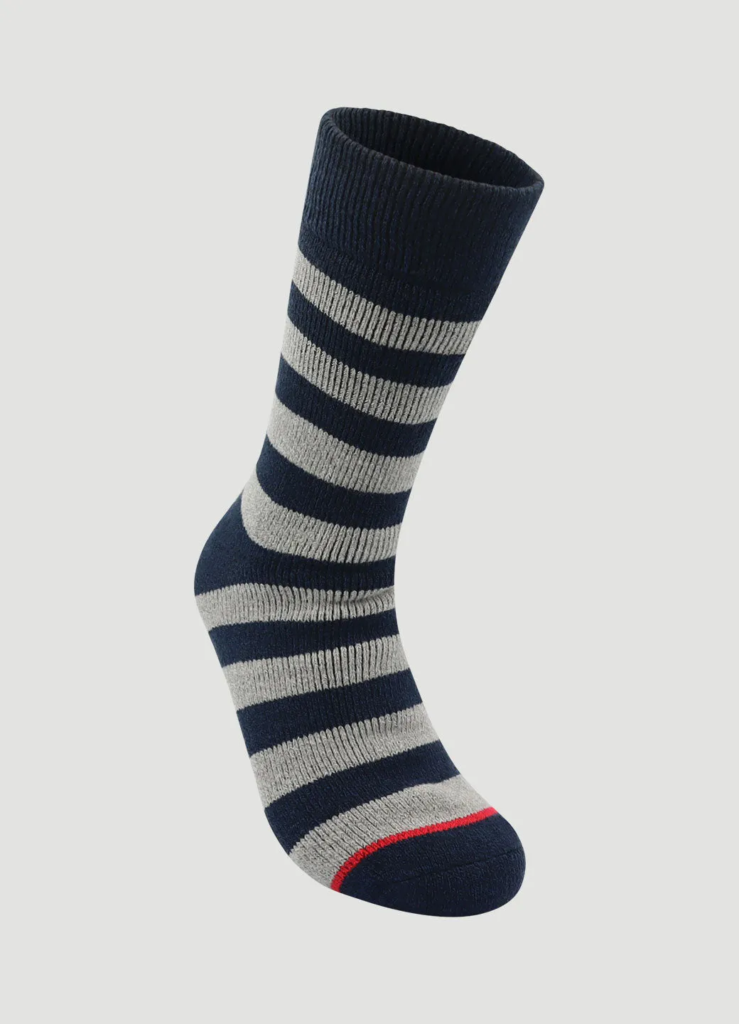 Men's Striped Ultimate Thermal Crew Socks