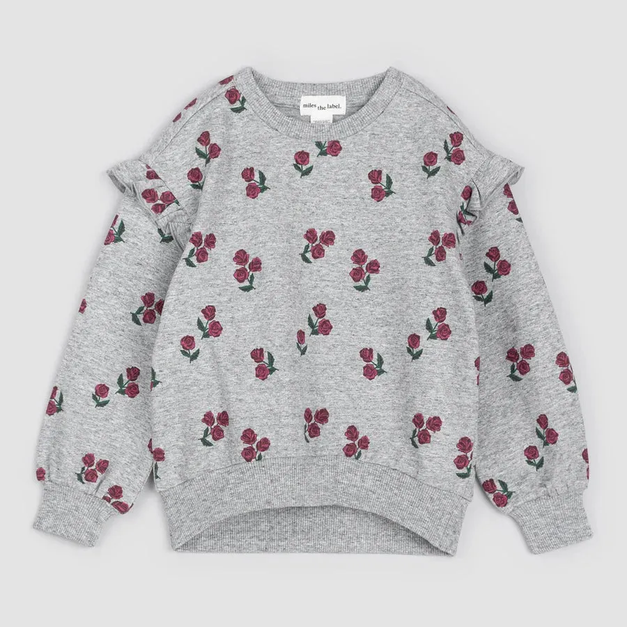 MIL Roses Print Sweatshirt