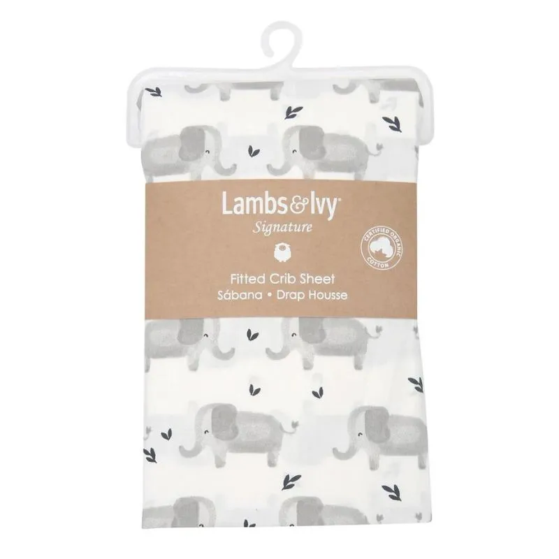 Organic Cotton Fitted Crib Sheet