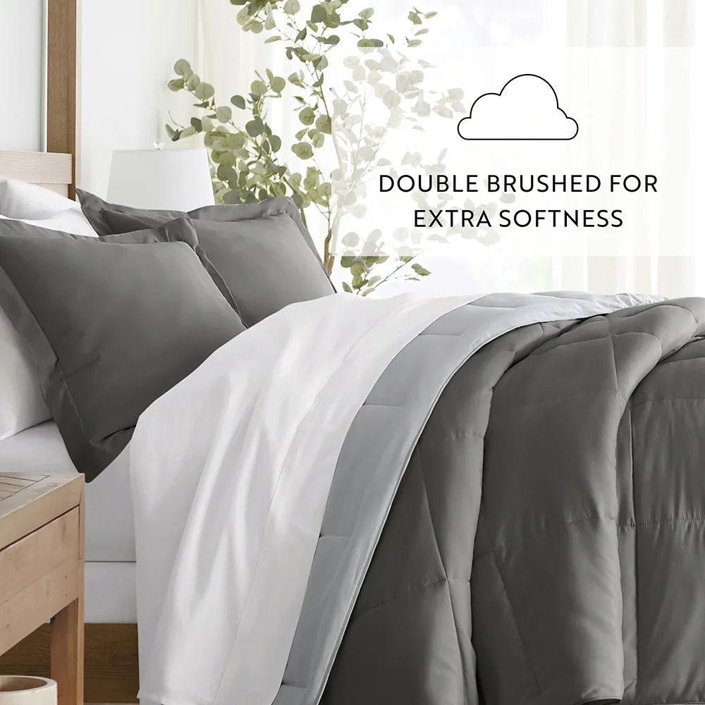 Reversible Down-Alternative Comforter Set - 12 Days of Deals