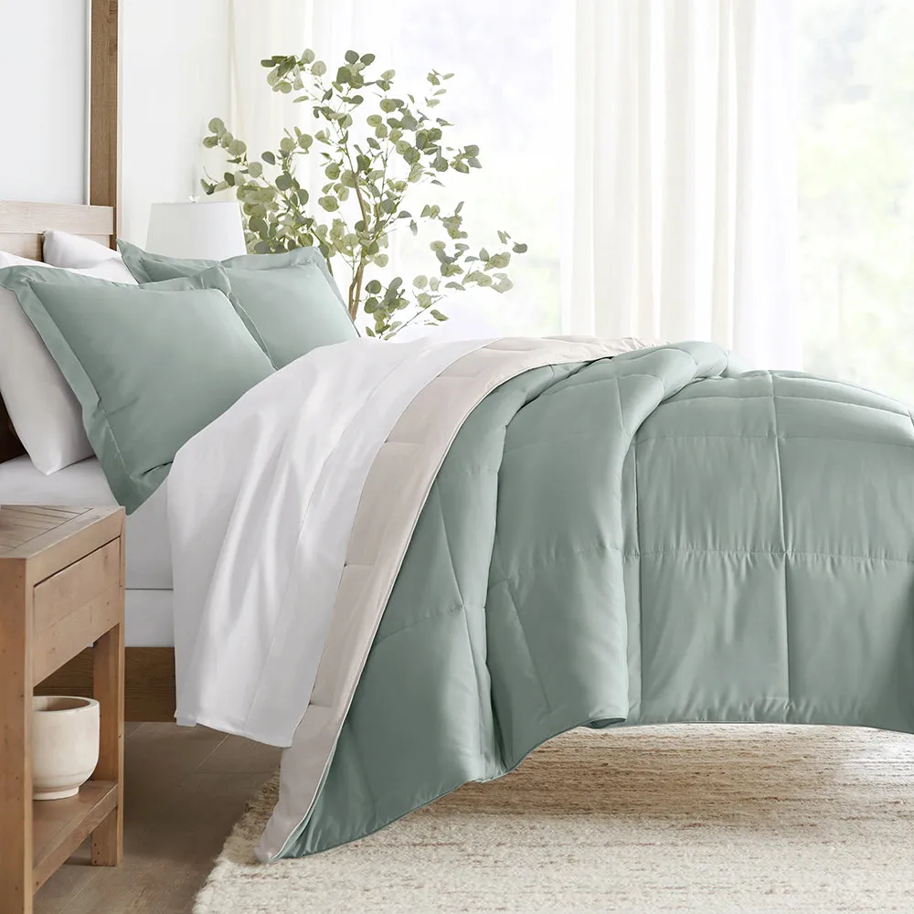 Reversible Down-Alternative Comforter Set - 12 Days of Deals