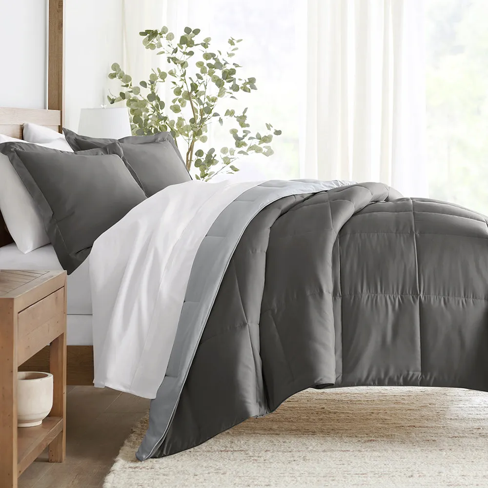 Reversible Down-Alternative Comforter Set - 12 Days of Deals