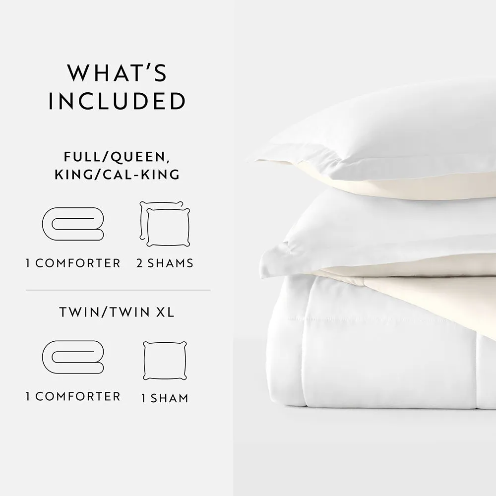 Reversible Down-Alternative Comforter Set - 12 Days of Deals