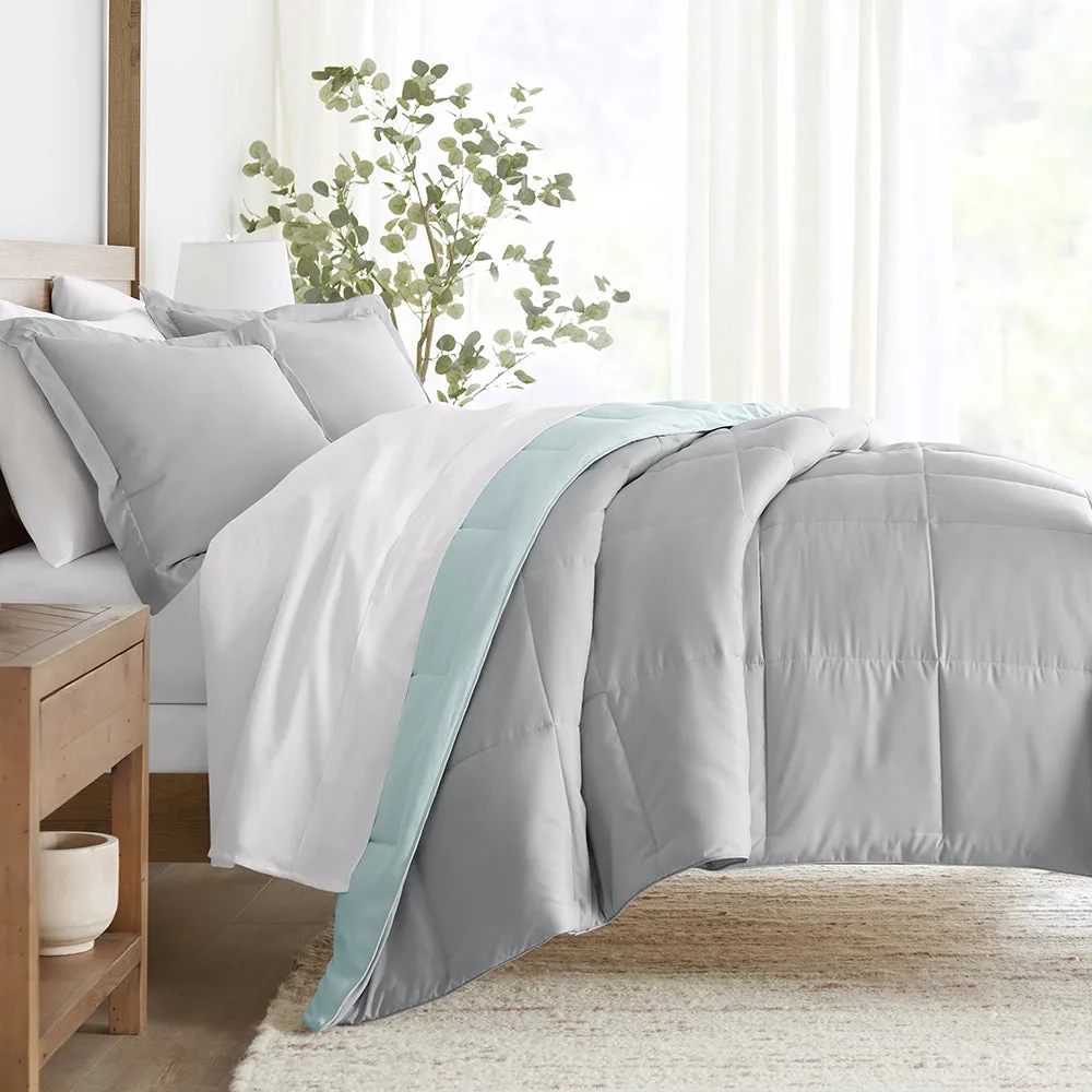 Reversible Down-Alternative Comforter Set - 12 Days of Deals