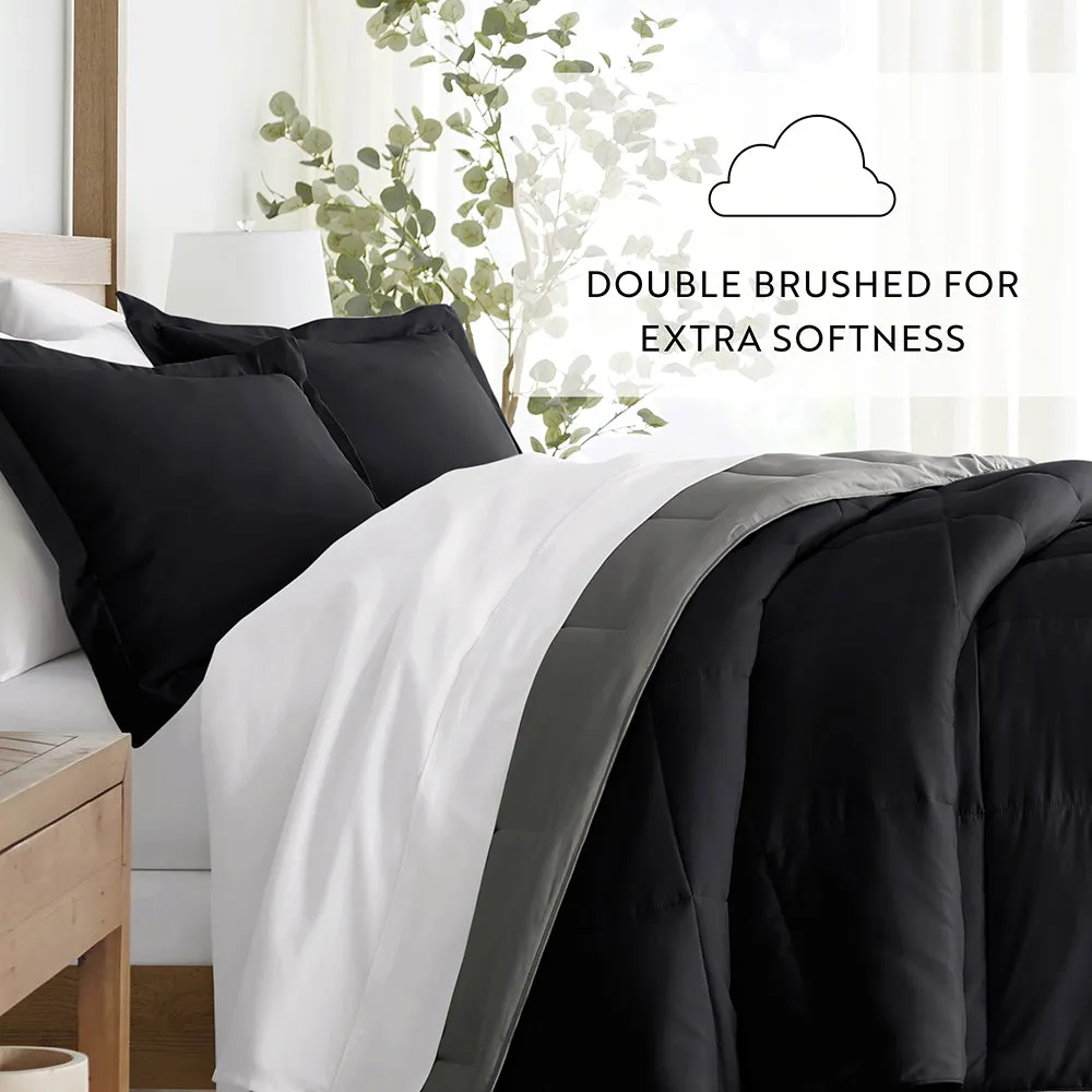 Reversible Down-Alternative Comforter Set - 12 Days of Deals