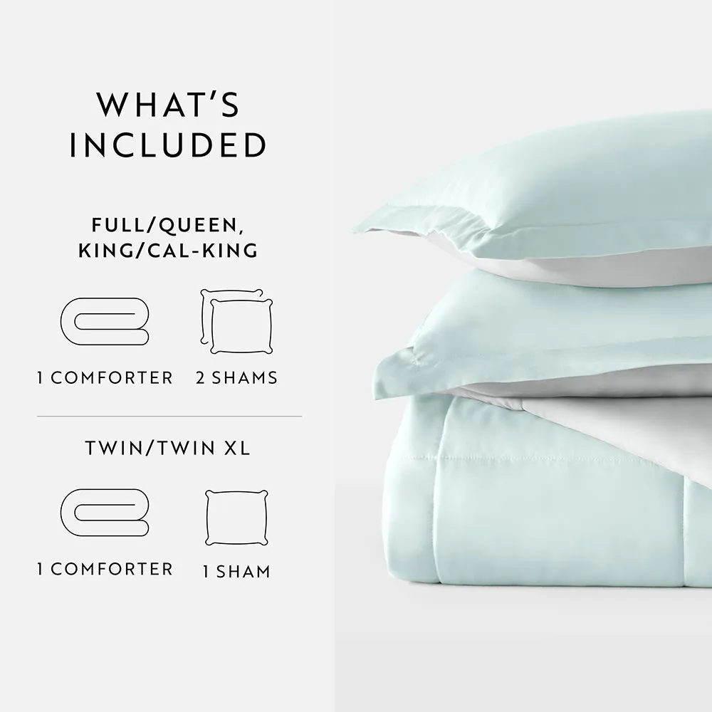 Reversible Down-Alternative Comforter Set - 12 Days of Deals