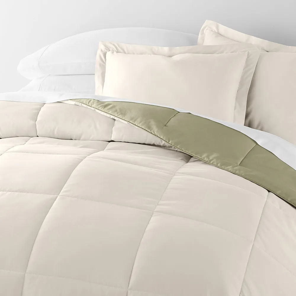 Reversible Down-Alternative Comforter Set - 12 Days of Deals