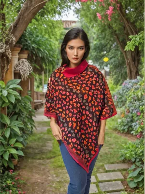 Ruth Wool Blend Poncho