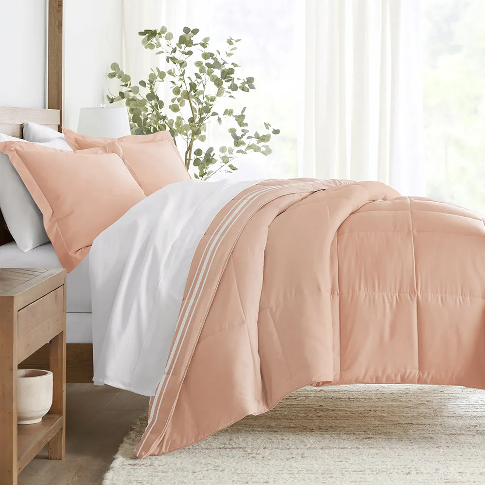 Soft Stripe Reversible Down-Alternative Comforter Set - 12 Days of Deals