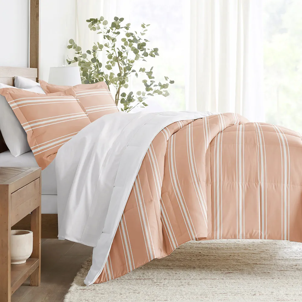 Soft Stripe Reversible Down-Alternative Comforter Set - 12 Days of Deals