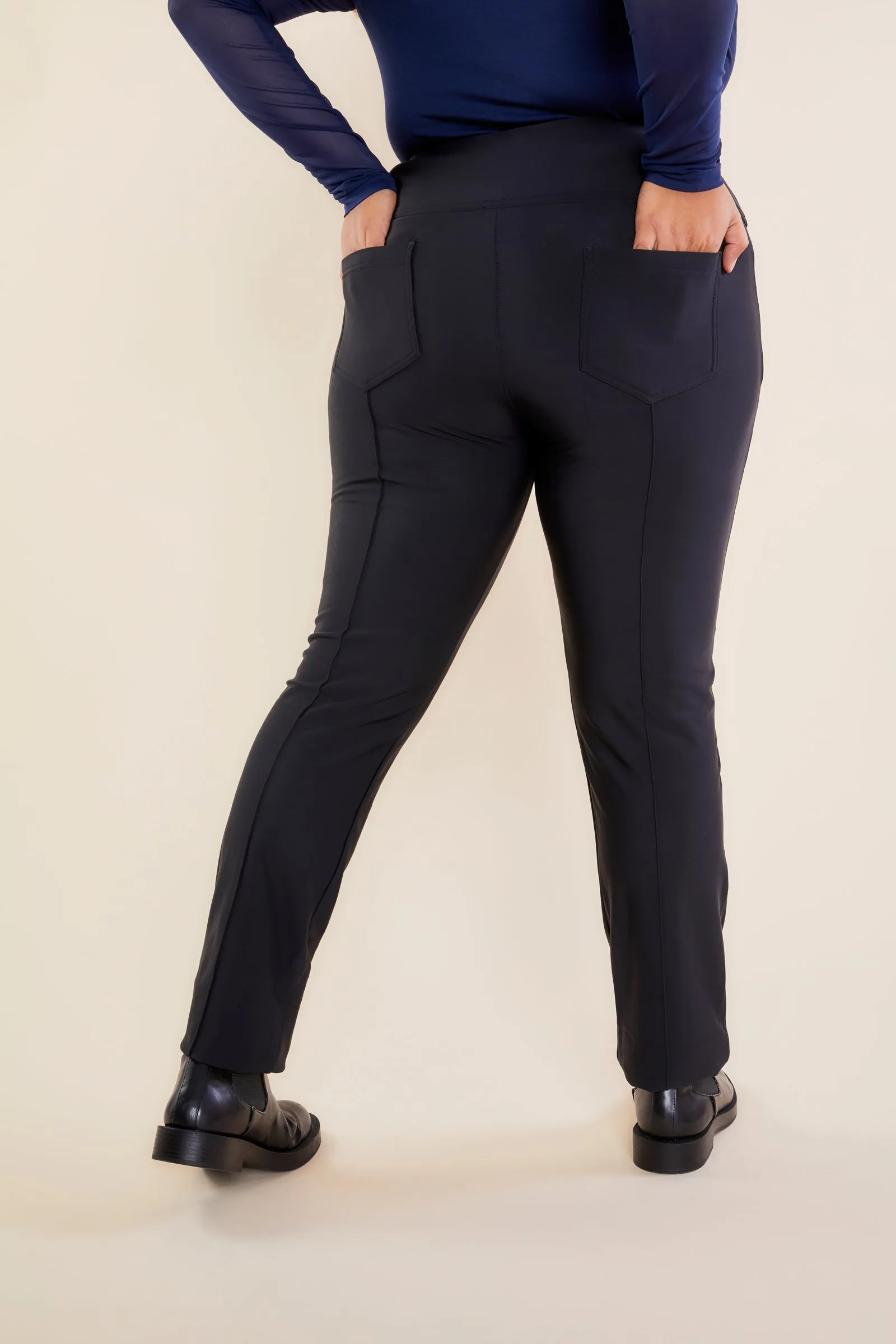 Sonia Cozy Fleece-Lined High Rise Pant