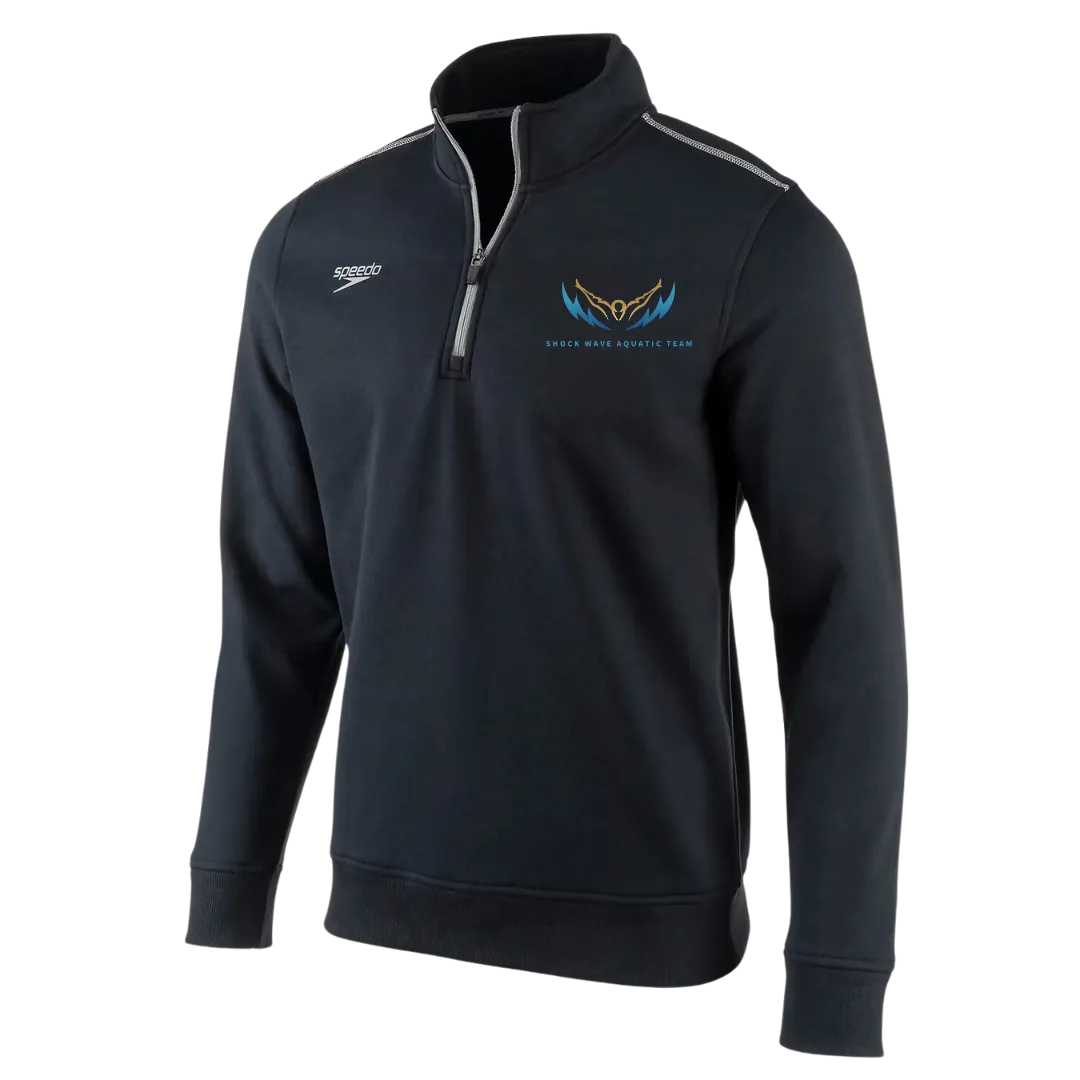 Speedo 1/4 Zip Fleece Sweatshirt Design #5 (Customized) - Shockwave