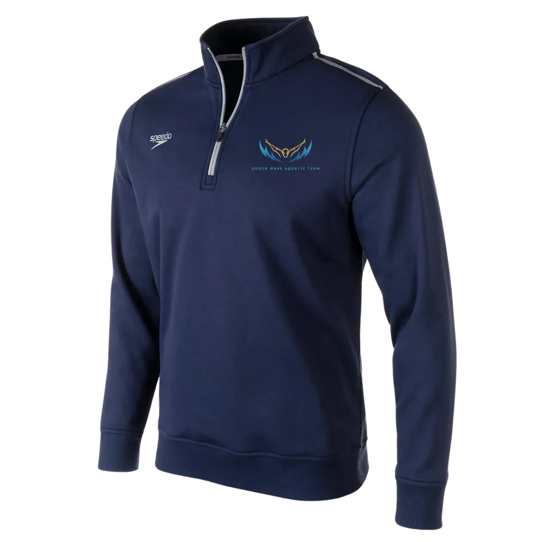 Speedo 1/4 Zip Fleece Sweatshirt Design #5 (Customized) - Shockwave