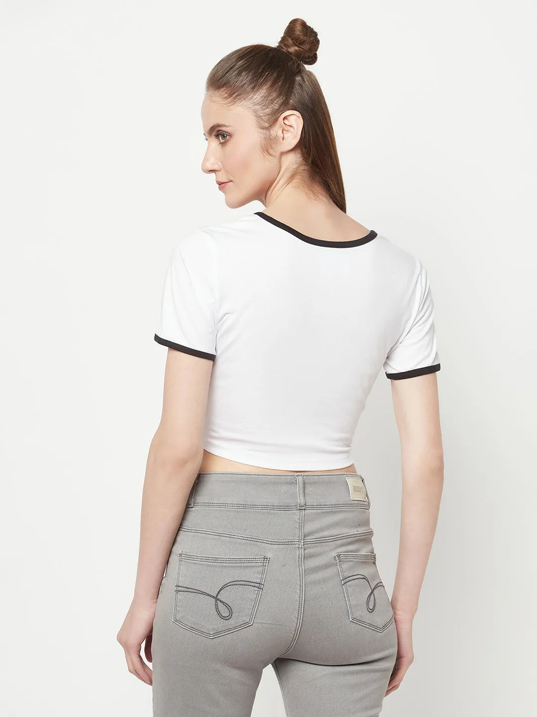 Square Neck Crop Top