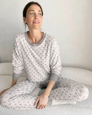 Star Stripe Marna Waffle Thermal PJ Set