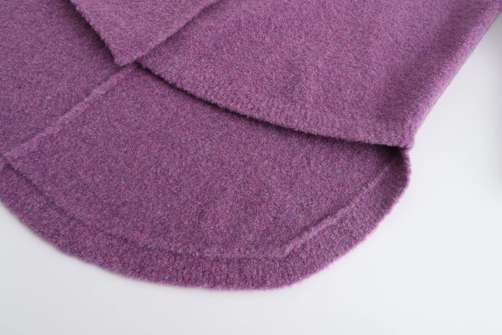 Teddy Knit Cardigan - Purple