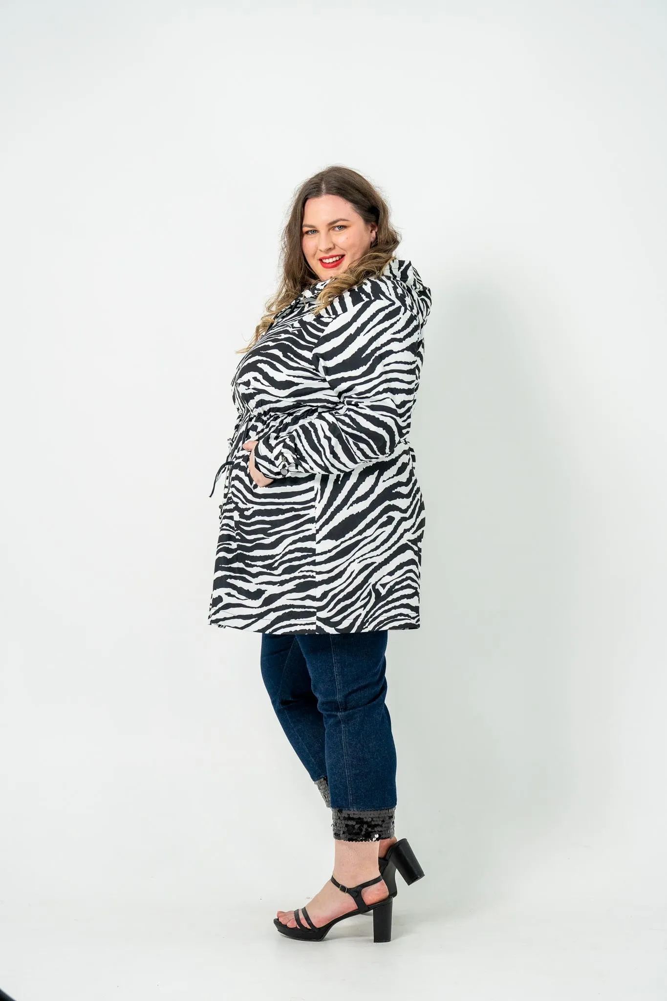 'Trench' Jacket - Zebra