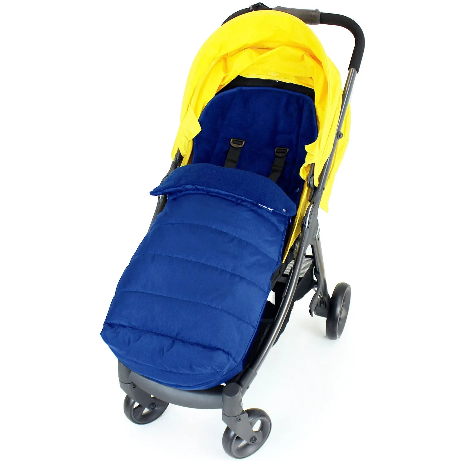 Universal Deluxe 2 In 1 Footmuff Buggy Cosytoes To Fit Graco Evo Pushchair - Navy