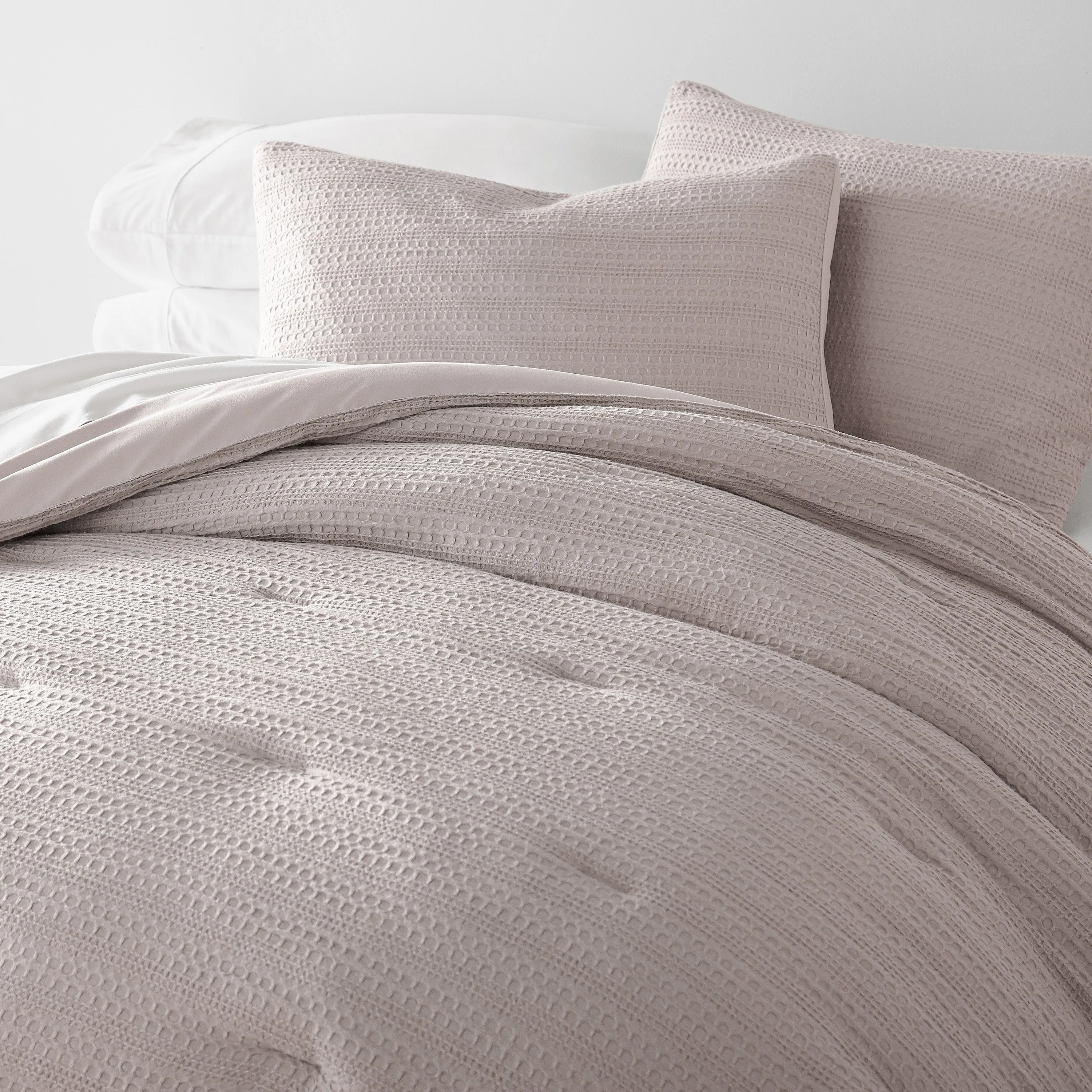 Waffle Textured Comforter Set (Sale)