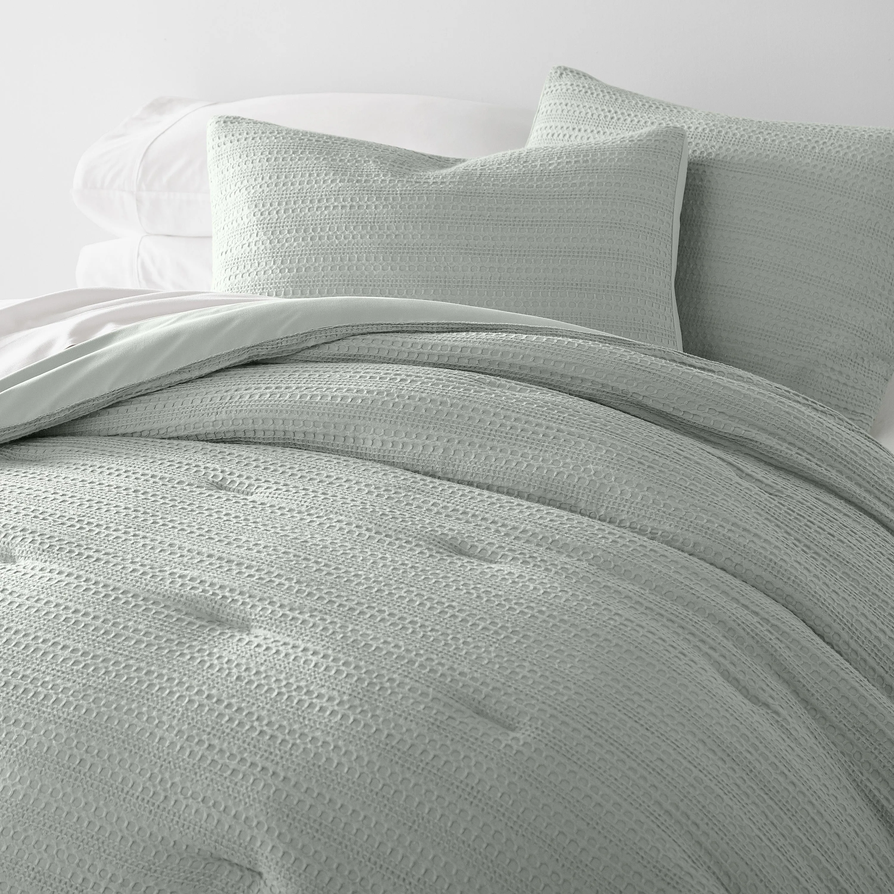 Waffle Textured Comforter Set (Sale)