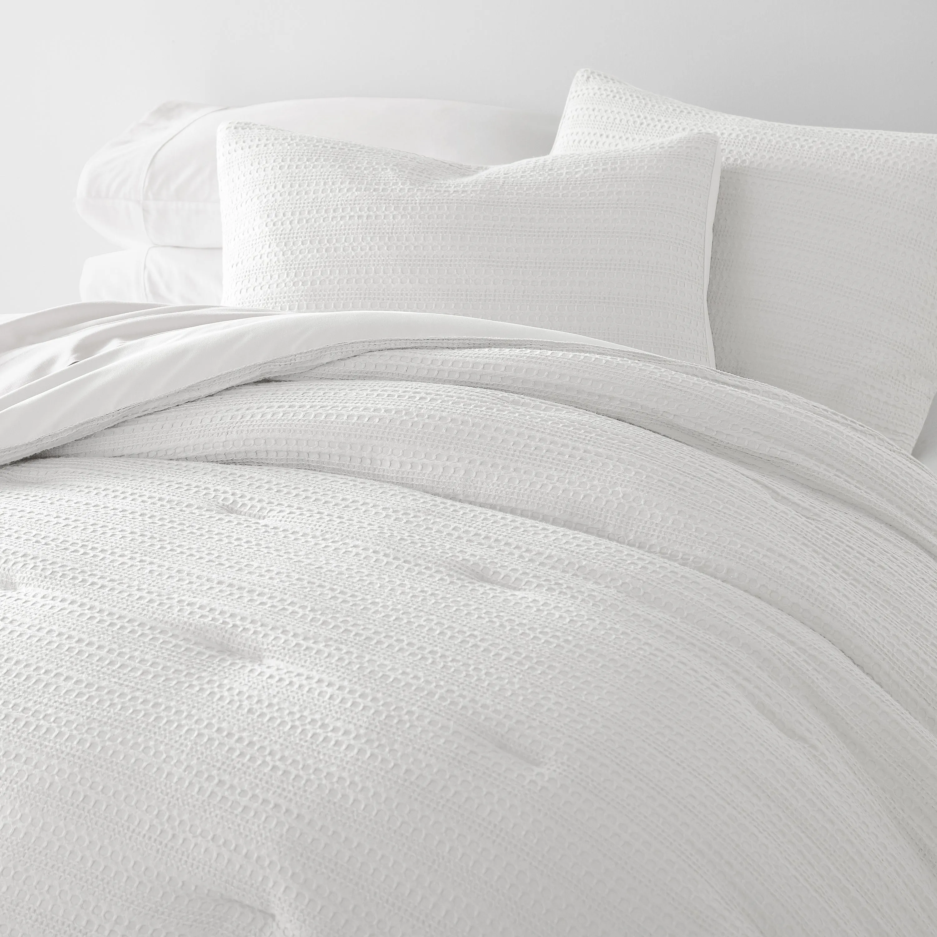 Waffle Textured Comforter Set (Sale)